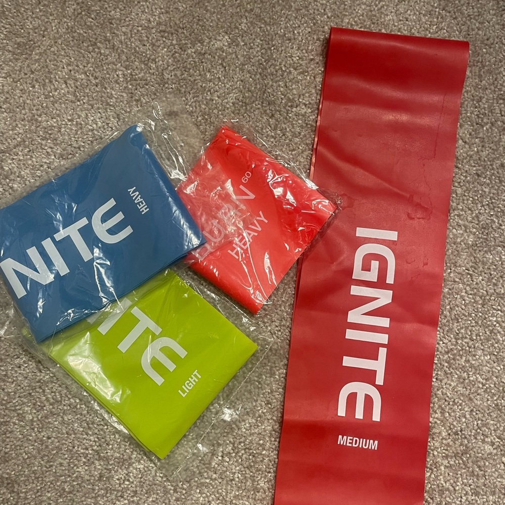 Resistance Bands Set - Red, Blue, Green